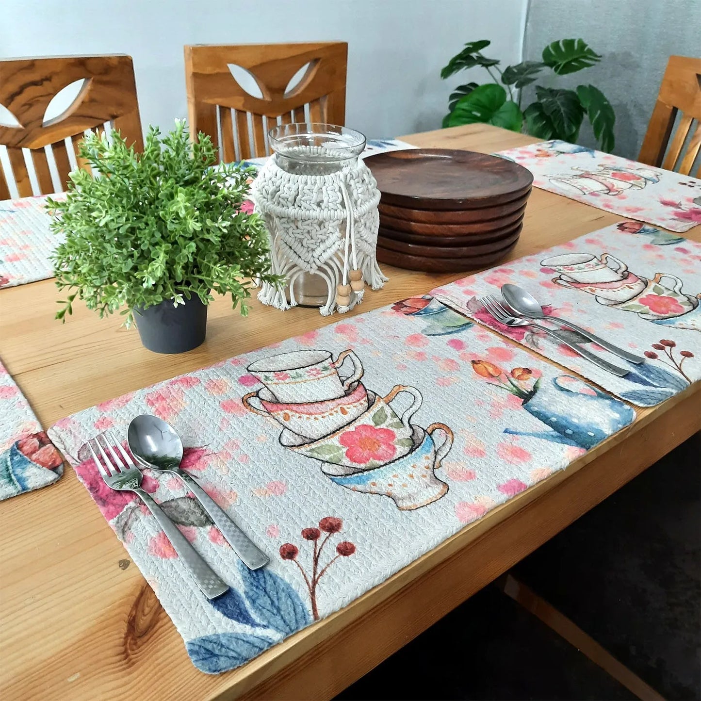 All Natural Rectangular Cotton Braided Placemats – A Busy Kitchen