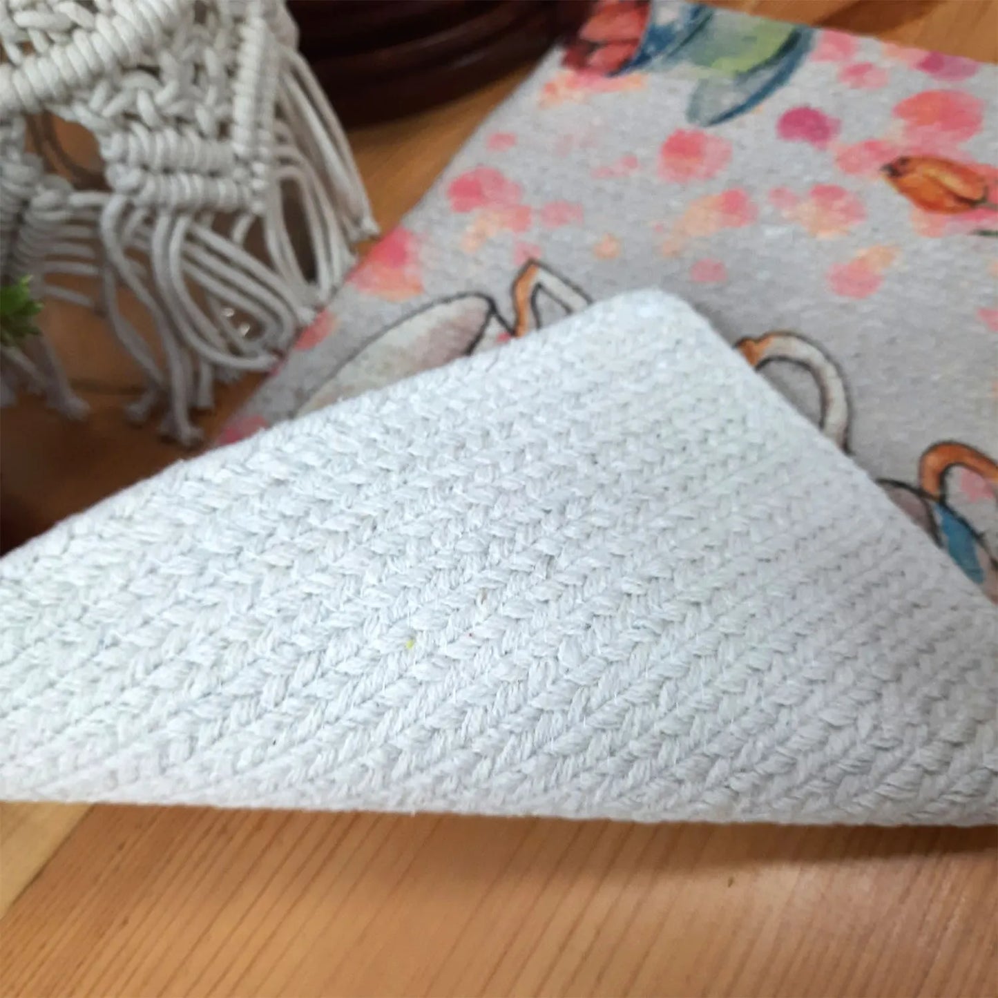 All Natural Rectangular Cotton Braided Placemats – A Busy Kitchen