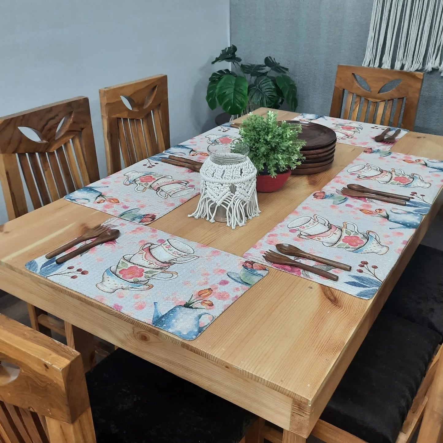 All Natural Rectangular Cotton Braided Placemats – A Busy Kitchen