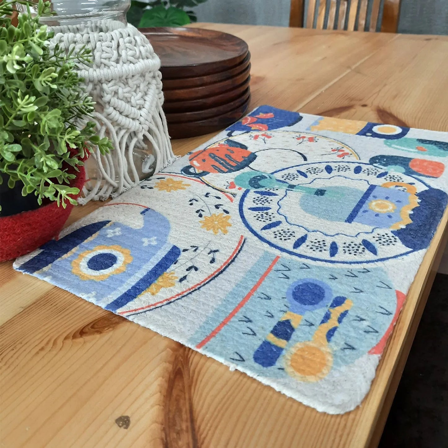All Natural Rectangular Cotton Braided Placemats – Kettle & Spoon