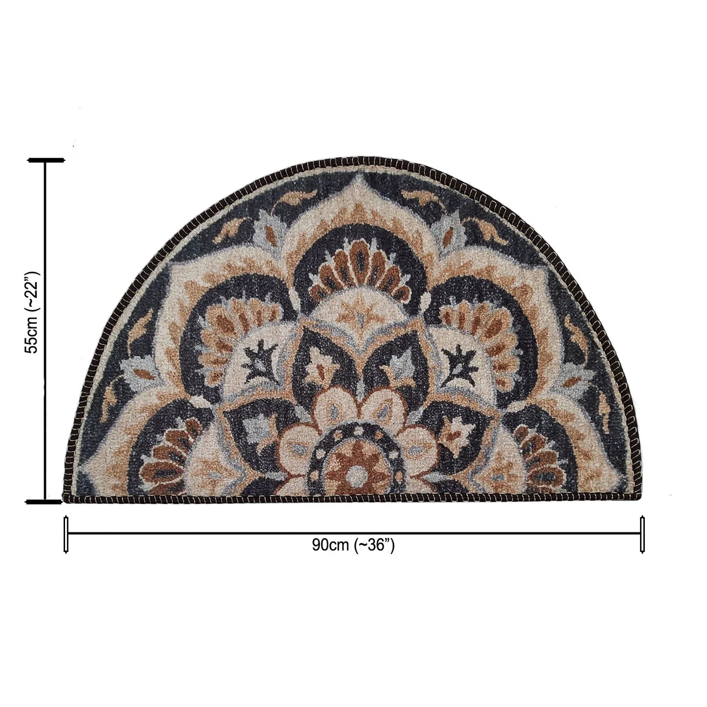 Avioni Home Floor Mats in Beautiful Rangoli Modern Design – Anti Slip, Durable & Washable | Outdoor & Indoor