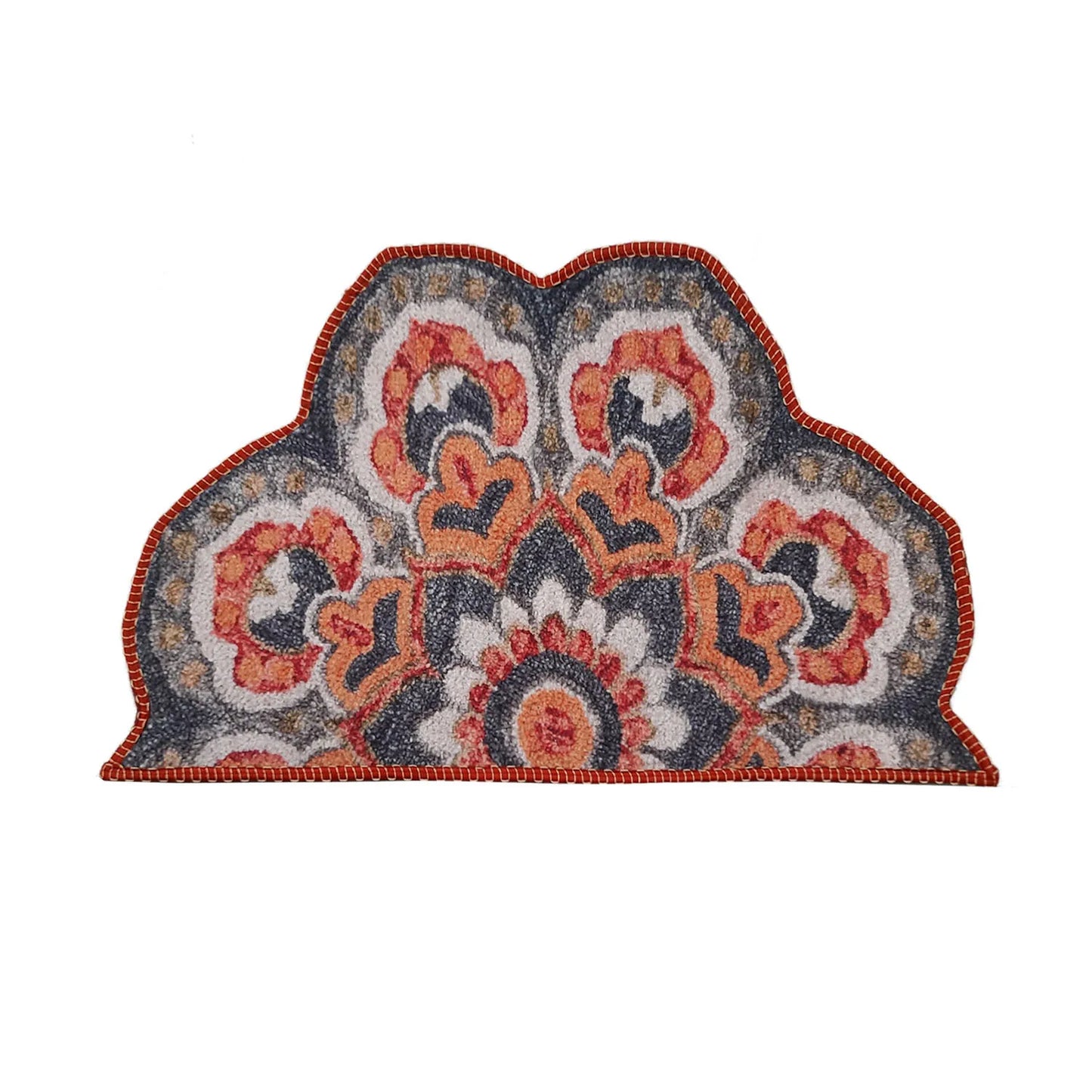 Avioni Home Floor Mats in Beautiful Rangoli Modern Petals Design – Anti Slip, Durable & Washable | Outdoor & Indoor