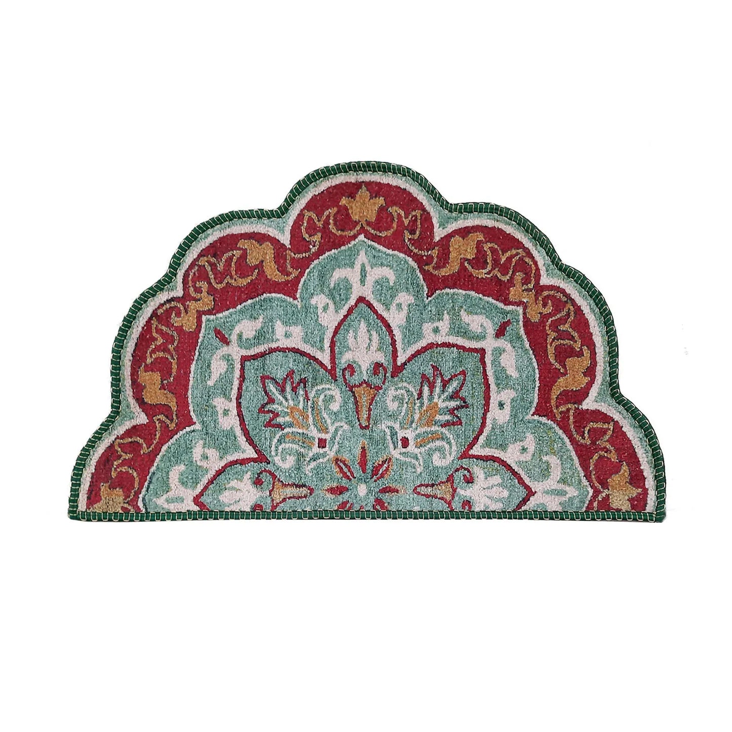 Avioni Home Floor Mats in Beautiful Rangoli Modern Petals Design – Anti Slip, Durable & Washable | Outdoor & Indoor
