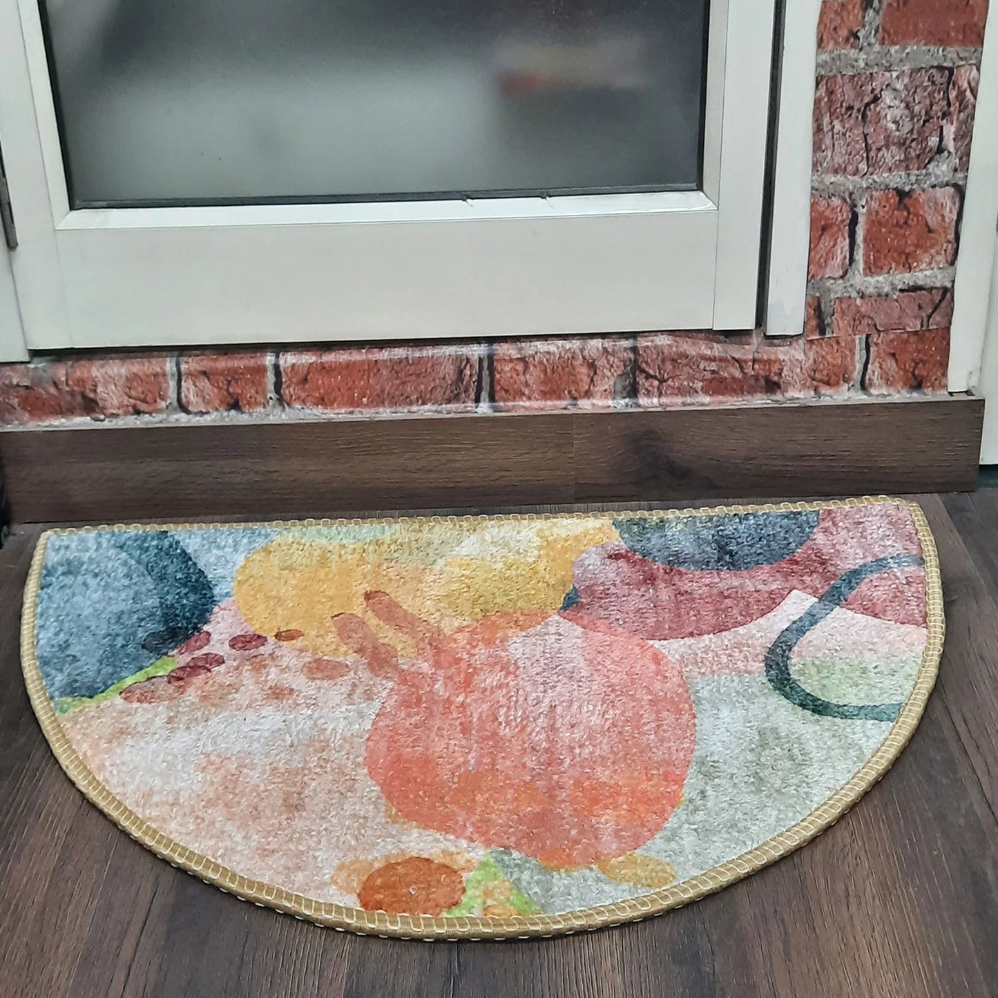 Avioni Home Floor Mats in Beautiful Boho Abstract Design – Anti Slip, Durable & Washable | Outdoor & Indoor