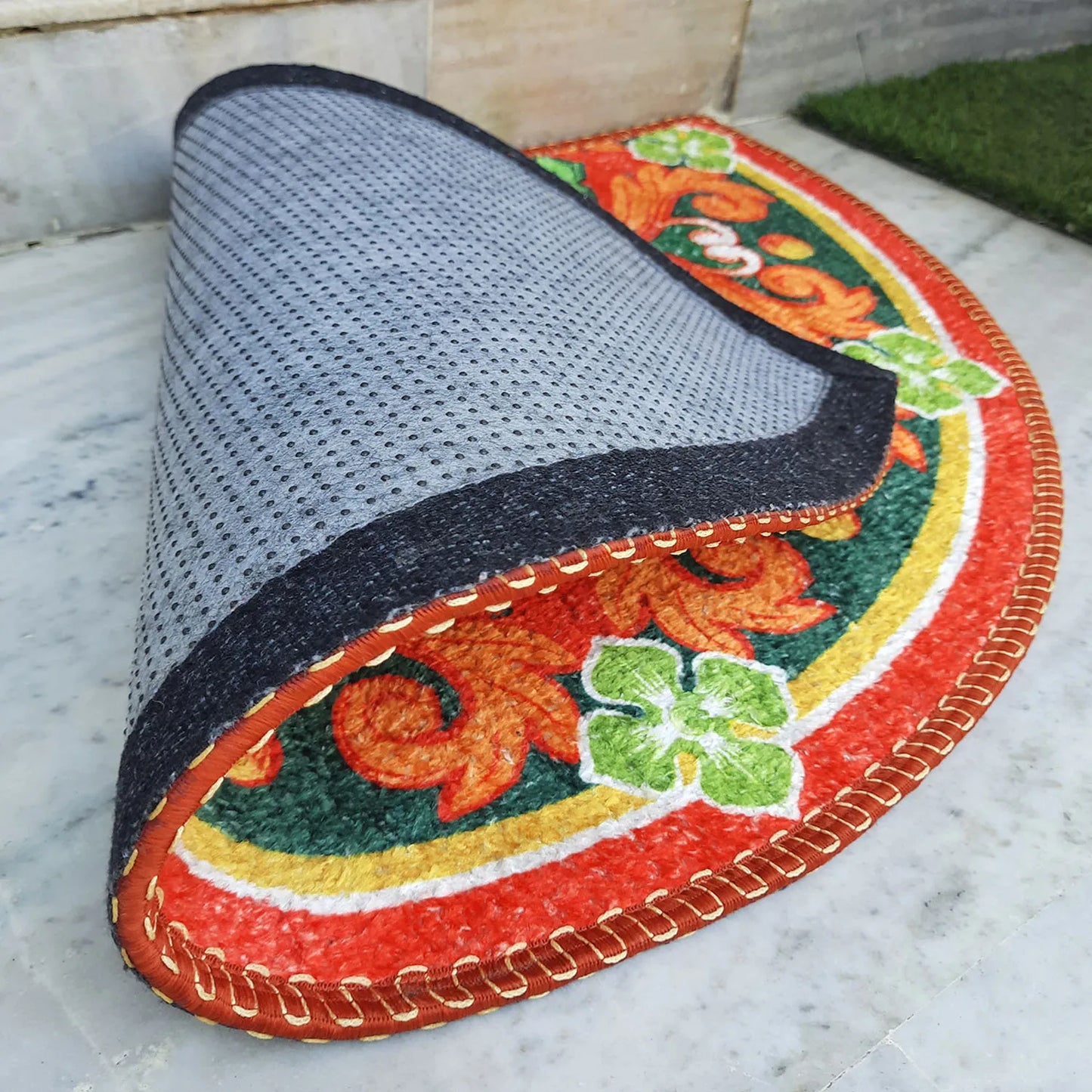 Avioni Home Floor Mats in Beautiful Rangoli Design – Anti Slip, Durable & Washable | Outdoor & Indoor