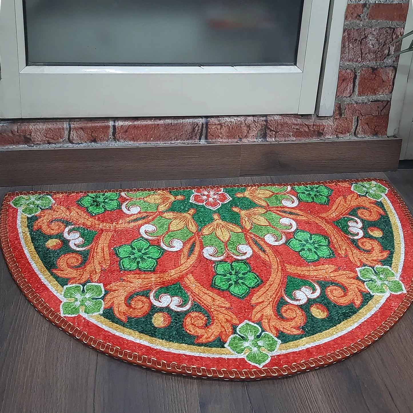 Avioni Home Floor Mats in Beautiful Rangoli Design – Anti Slip, Durable & Washable | Outdoor & Indoor