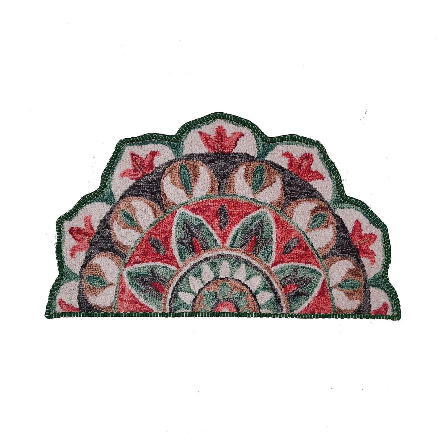 Avioni Home Floor Mats in Beautiful Rangoli Design – Anti Slip, Durable & Washable | Outdoor & Indoor