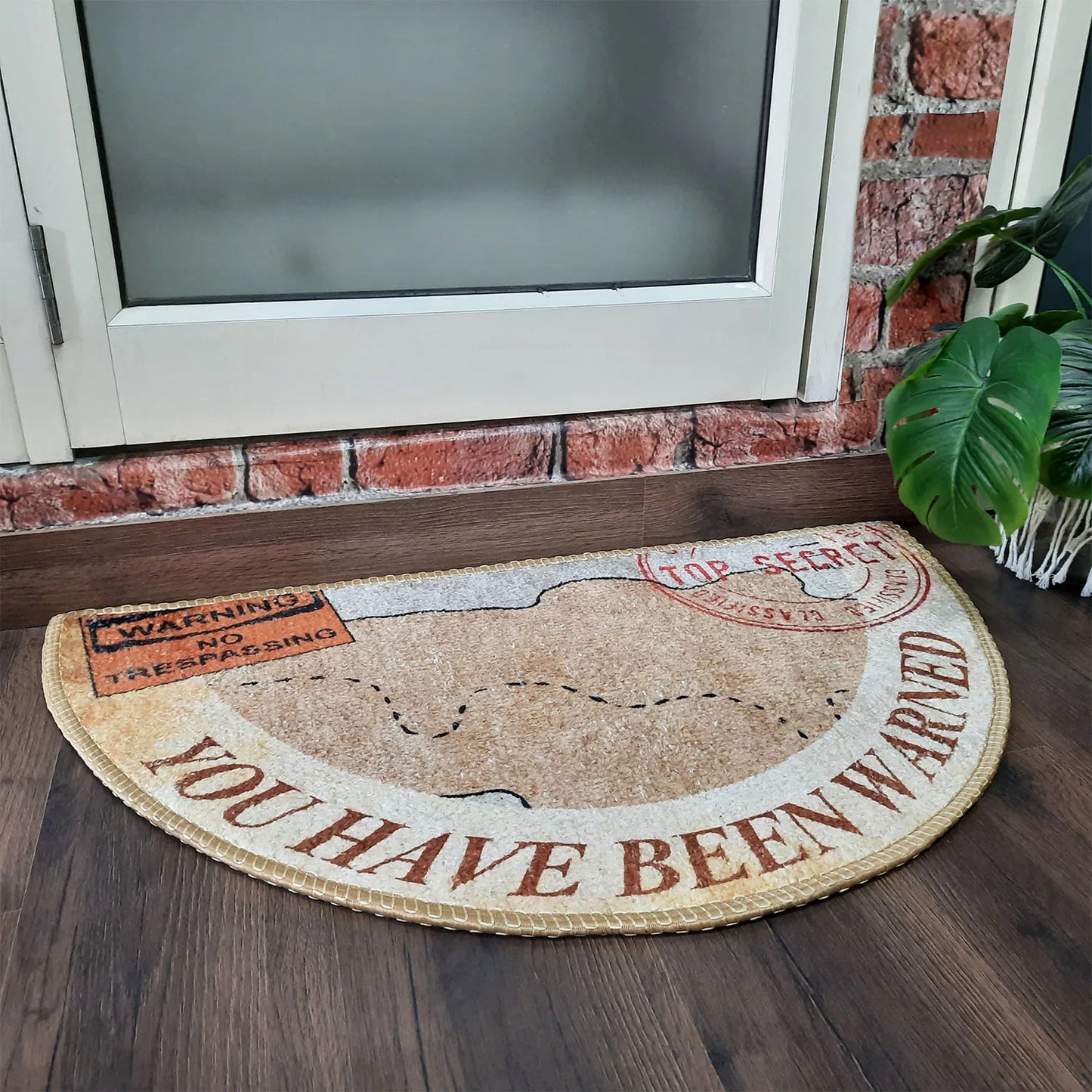 Avioni Home Floor Mats in Modern Design with a Fun Little Message – Anti Slip, Durable & Washable | Outdoor & Indoor