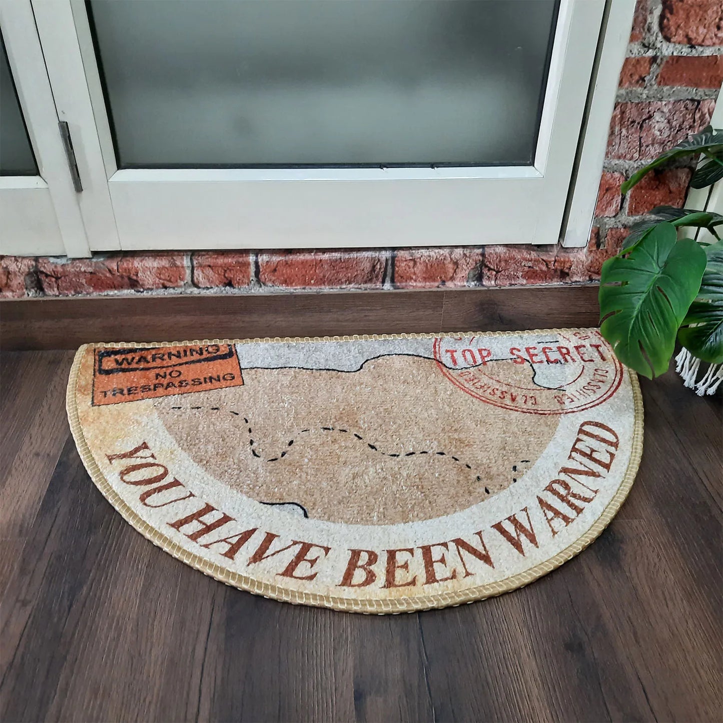 Avioni Home Floor Mats in Modern Design with a Fun Little Message – Anti Slip, Durable & Washable | Outdoor & Indoor
