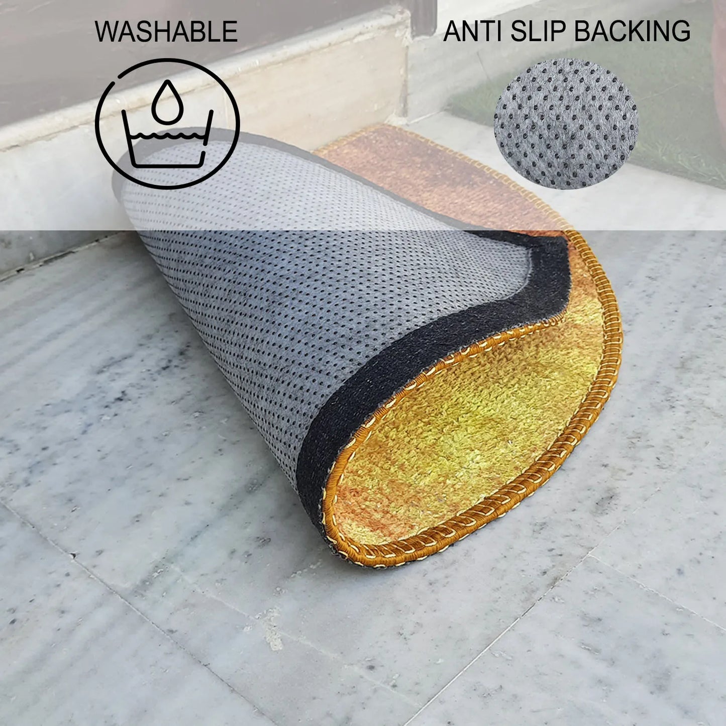Avioni Home Floor Mat “Step in Style” Modern Design – Anti Slip, Durable & Washable | Outdoor & Indoor