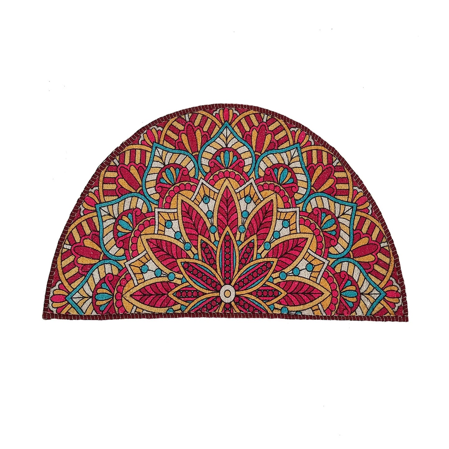 Avioni Home Floor Mats in Beautiful Rangoli Design – Anti Slip, Durable & Washable | Outdoor & Indoor