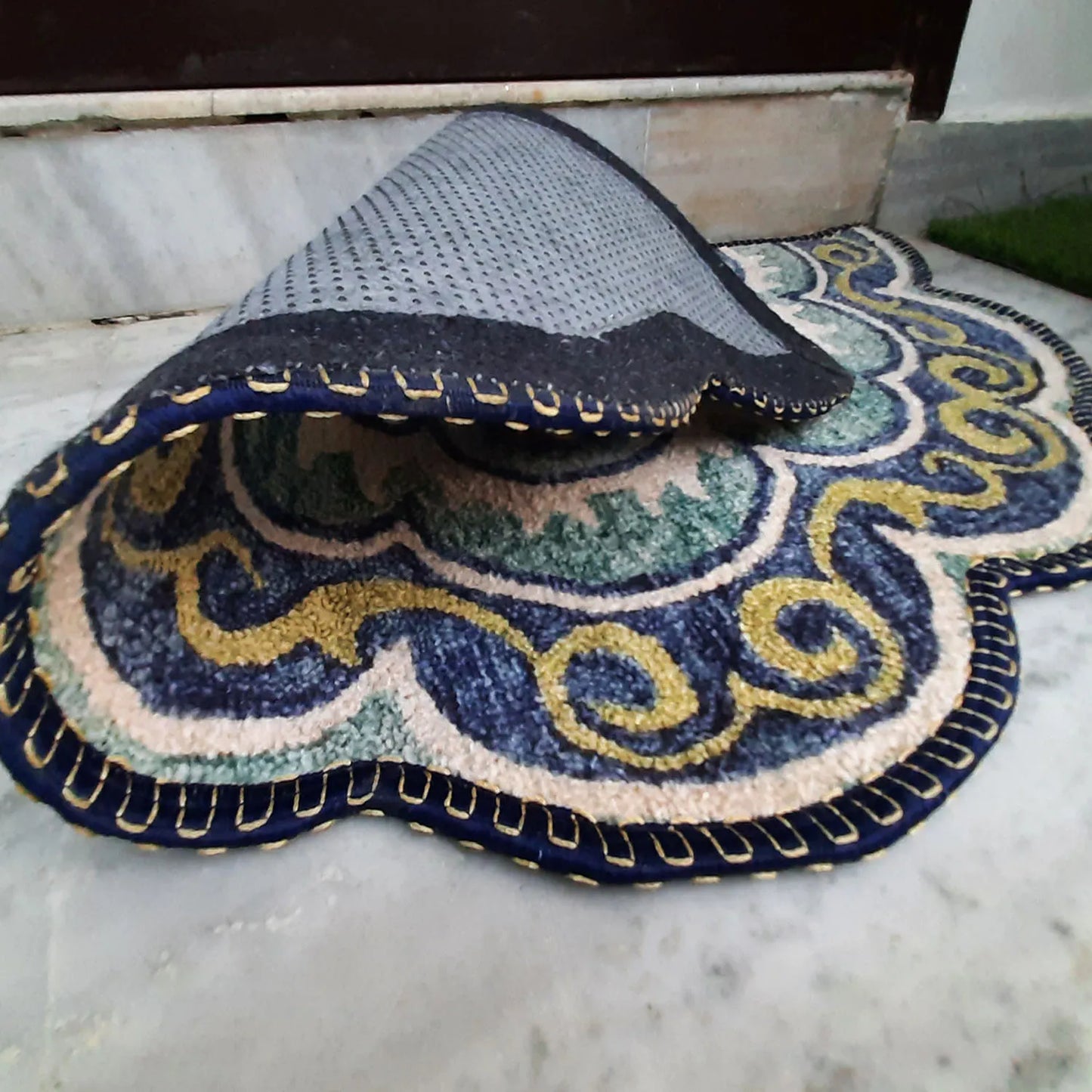 Avioni Home Floor Mats in Beautiful Rangoli Design – Anti Slip, Durable & Washable | Outdoor & Indoor