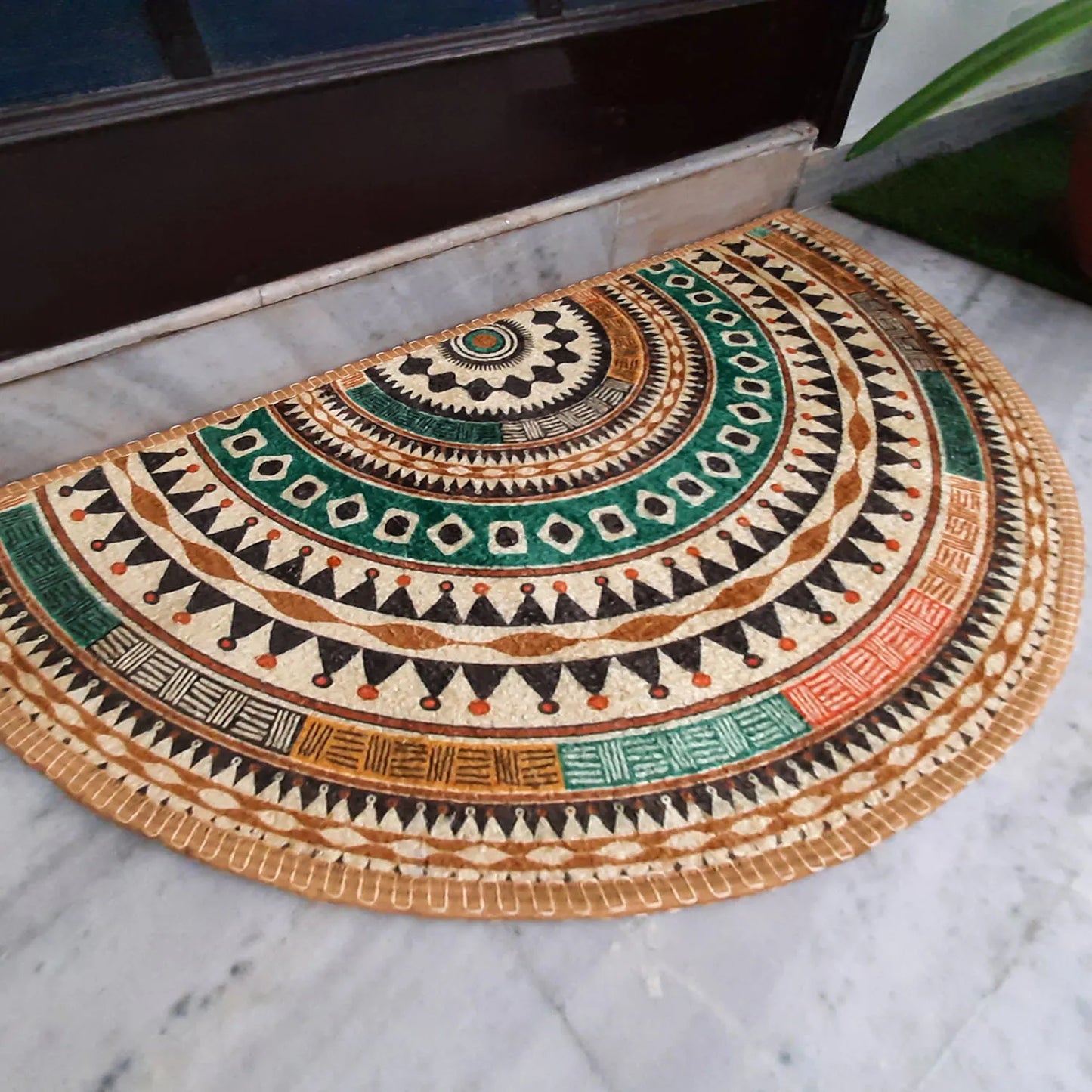 Avioni Home Floor Mats in Beautiful Boho Design – Anti Slip, Durable & Washable | Outdoor & Indoor