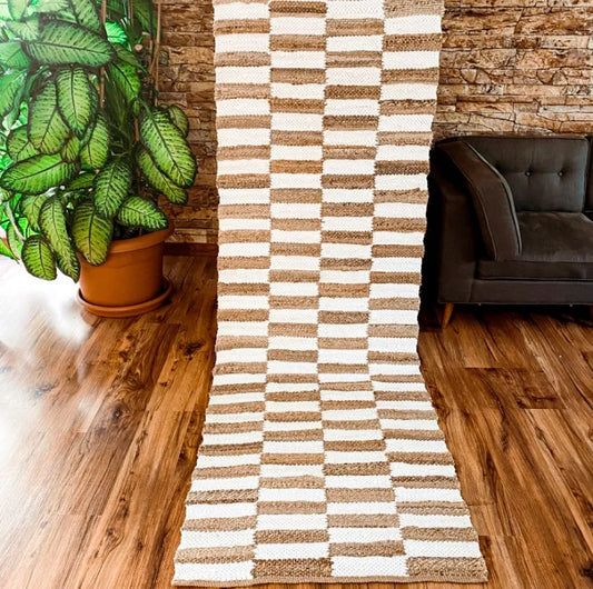 Avioni Home Eco Collection – Woven Jute And Cotton Carpet