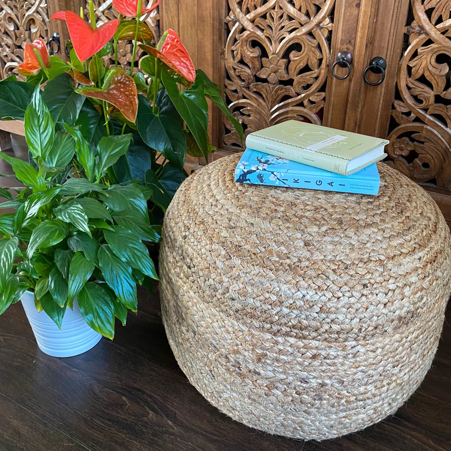 Avioni Home Eco Collection – Natural Jute Pouf