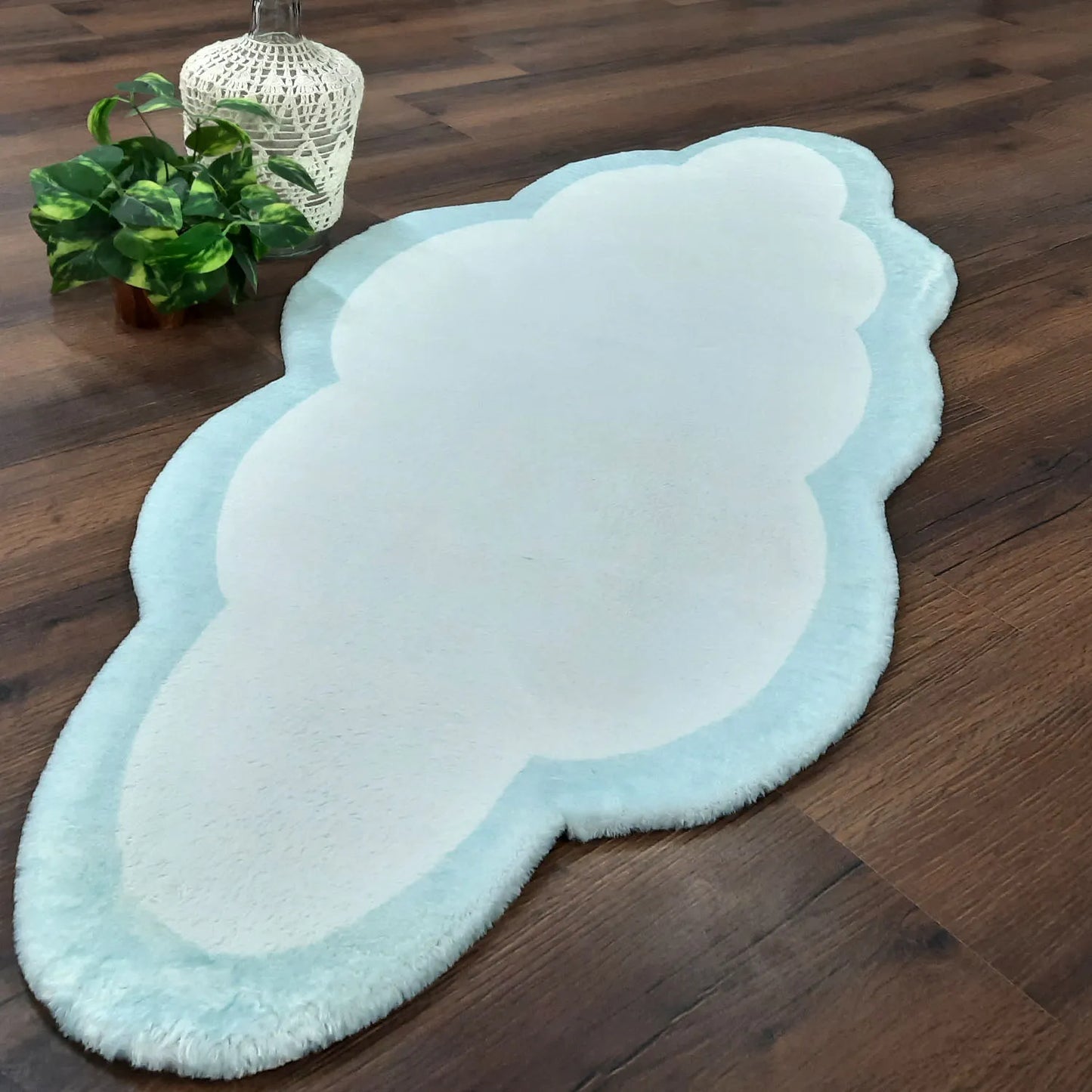 Avioni Home Clouds Inspired Fluffy Shag Very Soft Fur Rug for Kids’ Nursery/Play Room