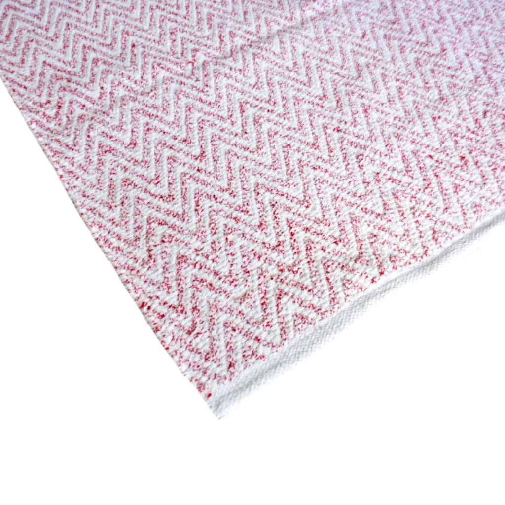 Avioni Home Lux Collection – Handloomed Cotton Carpet – Light Purple and White Wave Pattern – 122cm x 182cm