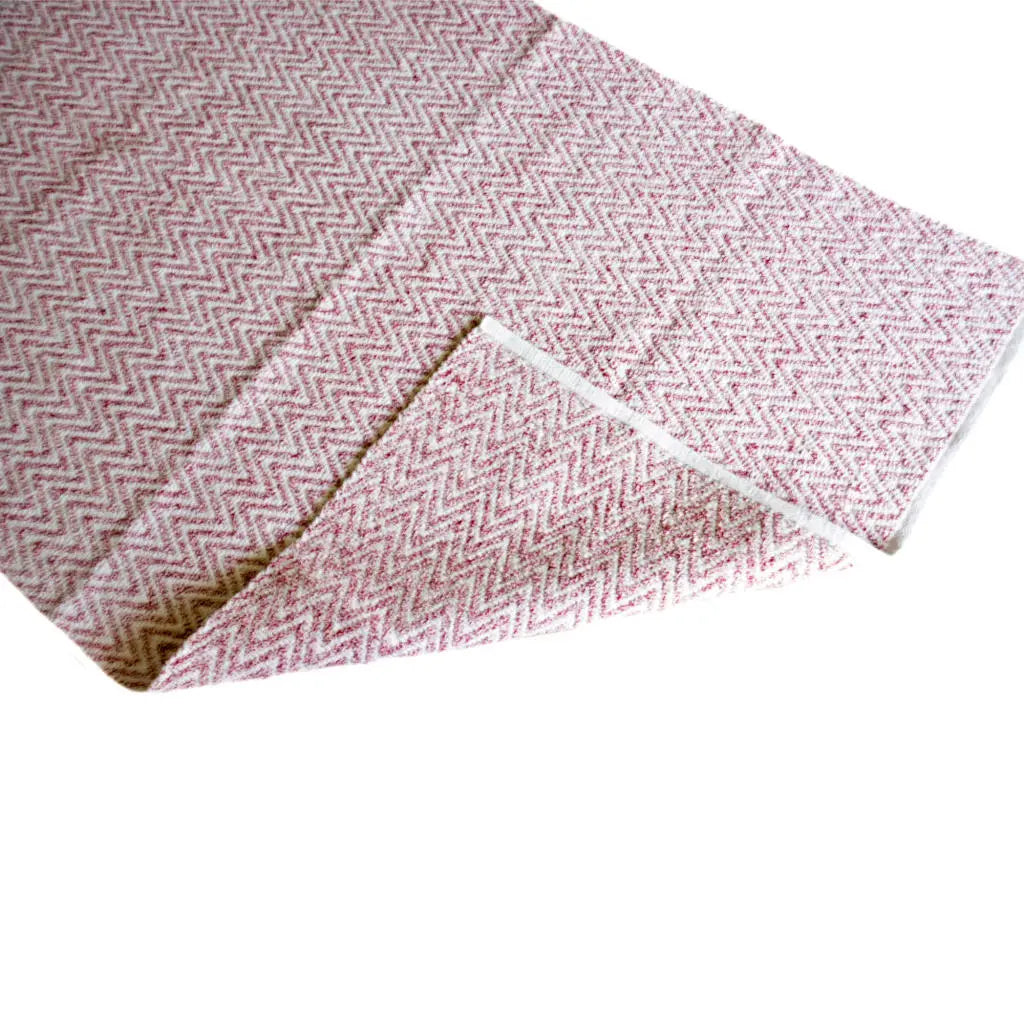 Avioni Home Lux Collection – Handloomed Cotton Carpet – Light Purple and White Wave Pattern – 122cm x 182cm