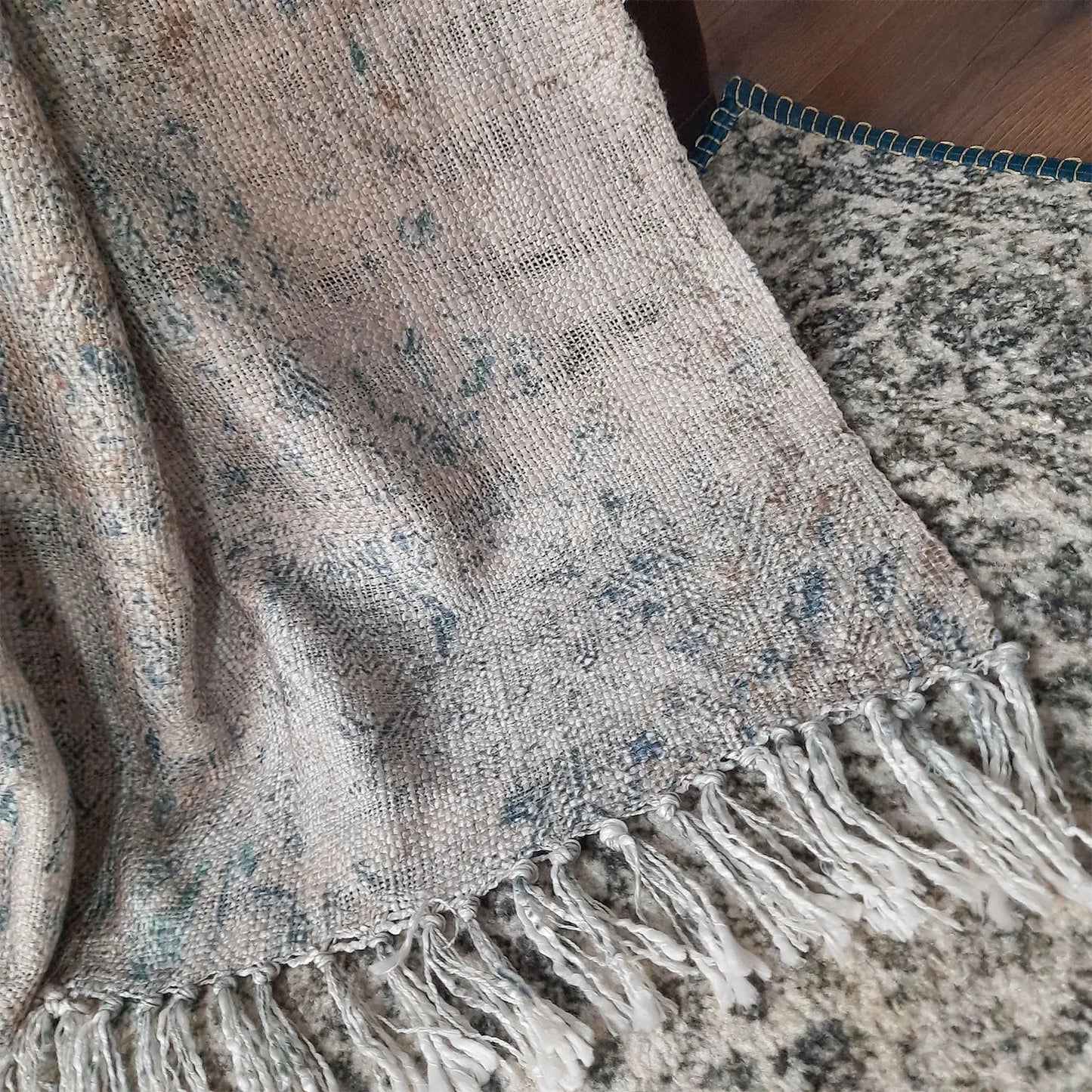 Avioni Home Beautiful Soft Sofa Throw | Modern Design | Virgin Premium Polyester Slub Handloom Sofa Throw