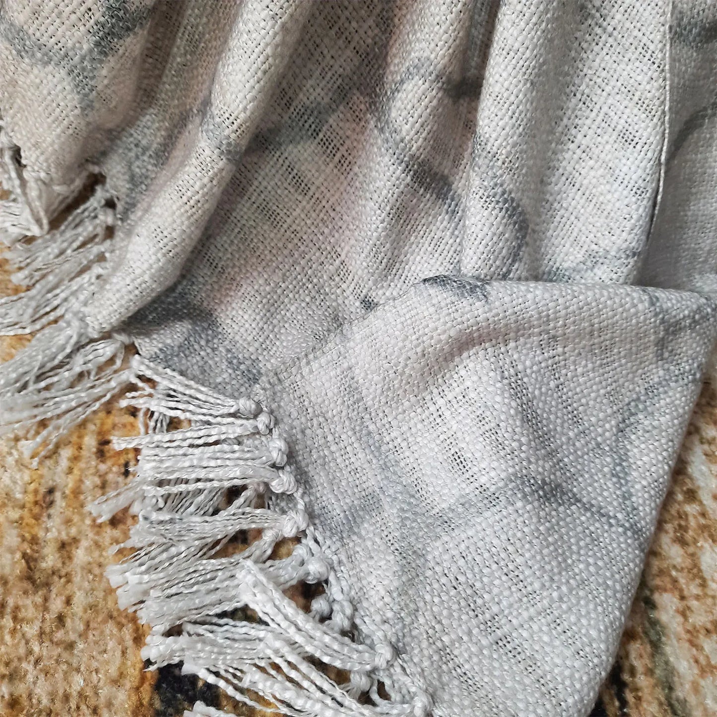 Avioni Home Beautiful Soft Sofa Throw | A must add to your living room | Modern Design Virgin Premium Polyester Slub Handloom Sofa Throw