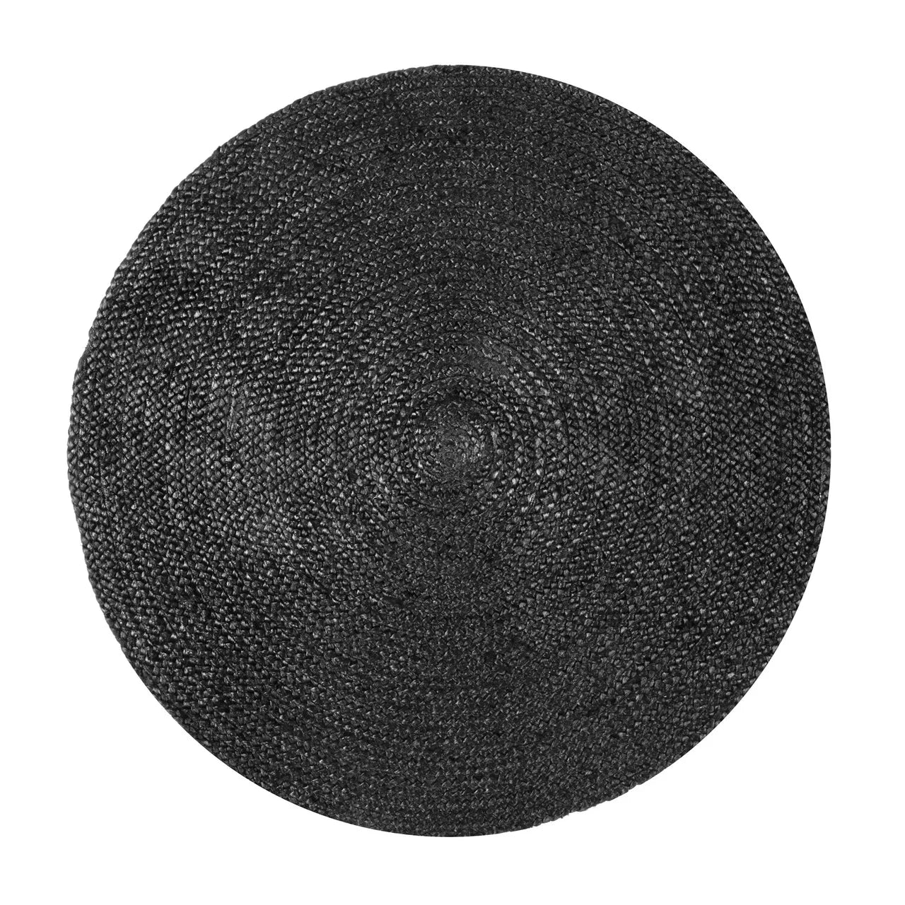 Avioni Home Eco Collection – Large Eco-friendly Handwoven Black Jute Rug – Multiple Sizes