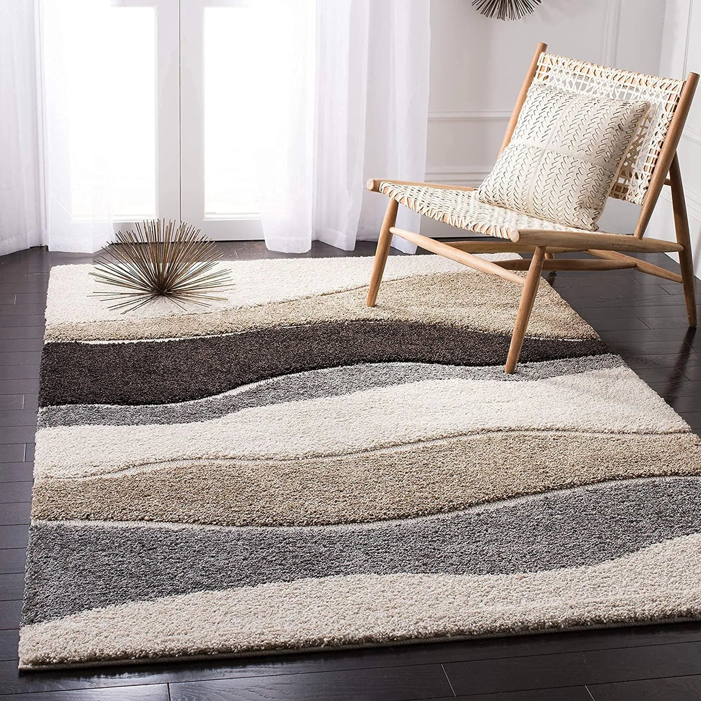 Avioni Home Atlas Collection – Microfiber Moroccan Style Lattice Carpets – Multicolor