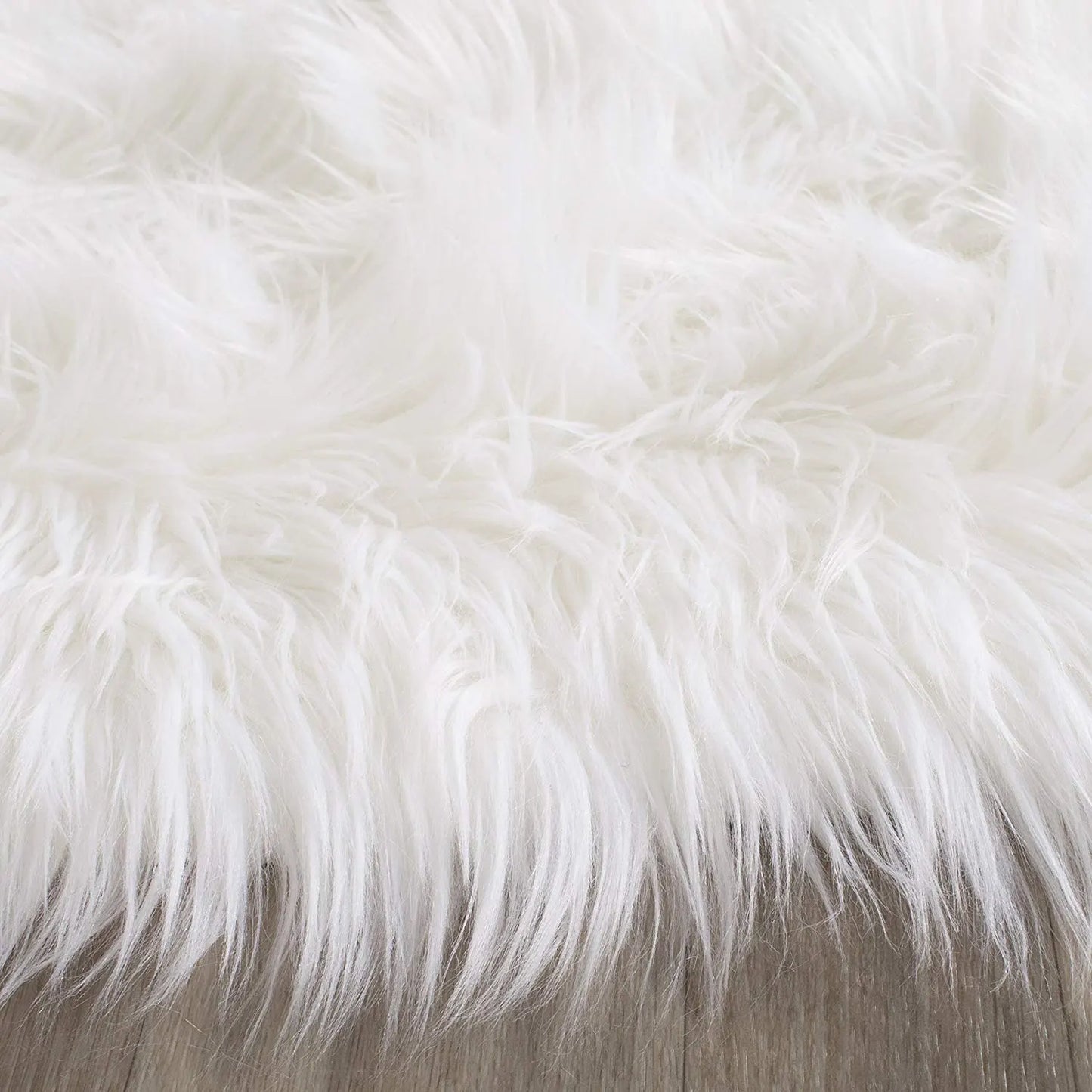 Avioni Home Premium Long Fur Rug – Soft, Shaggy & Fluffy Carpet – Snow White
