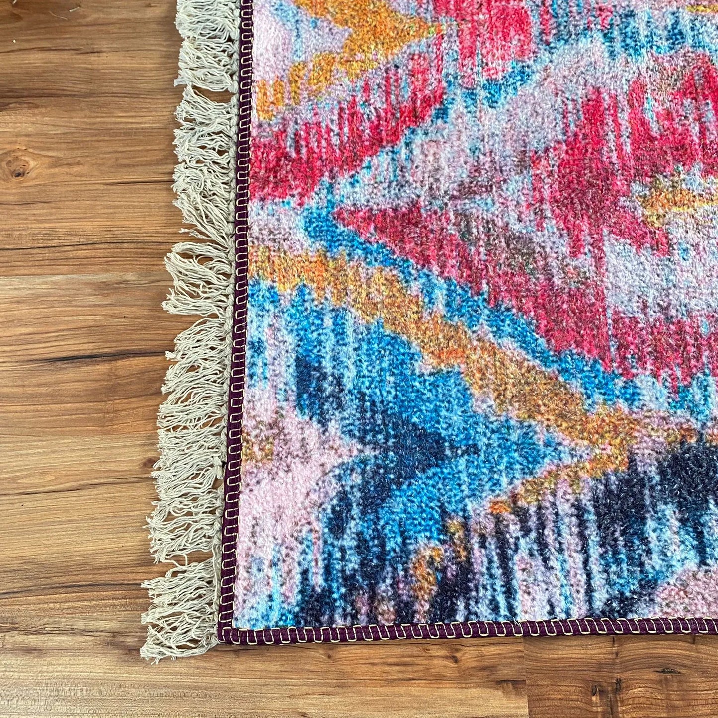 Avioni Home Washable Luxury Carpets – Rustic Modern Multicolor Design