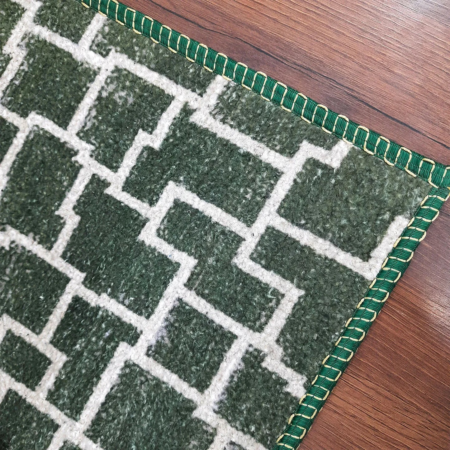 Avioni Home Faux Silk Rug for Living Room | Luxurious, Durable and Washable | Calming Green Collection