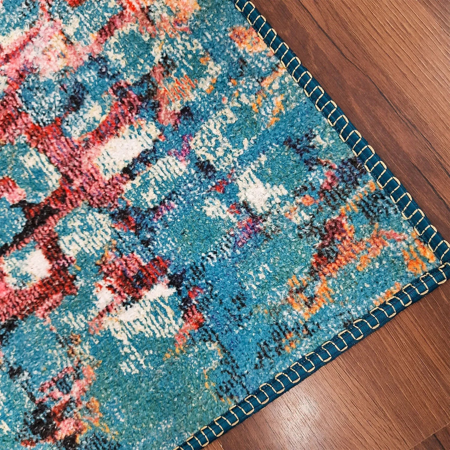 Avioni Home Faux Silk Carpet for Your Living Room | Timeless and Elegant Look | Durable and Washable | Kingfisher Collection