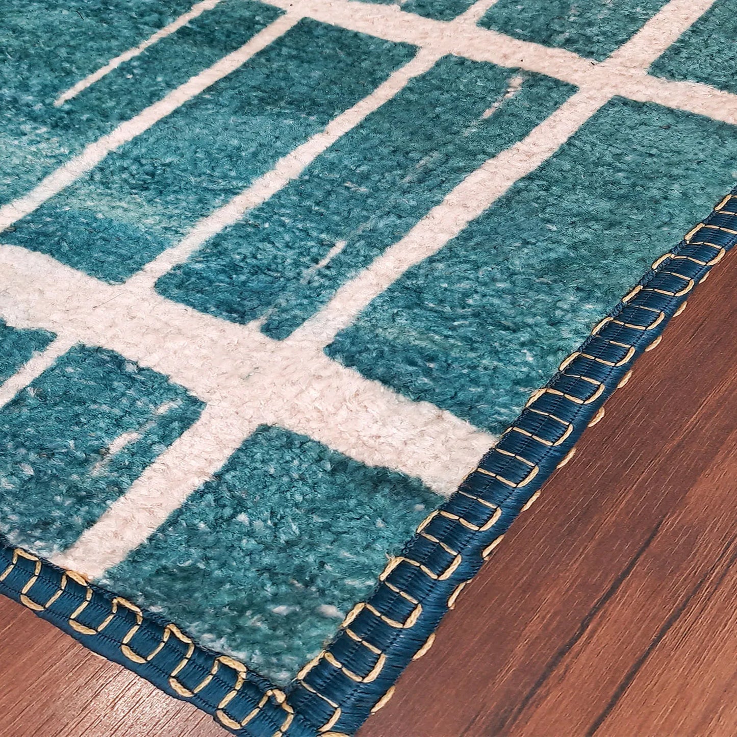 Avioni Home Faux Silk Carpet for Your Living Room | Modern & Luxurious | Durable and Washable | SeaBird Collection