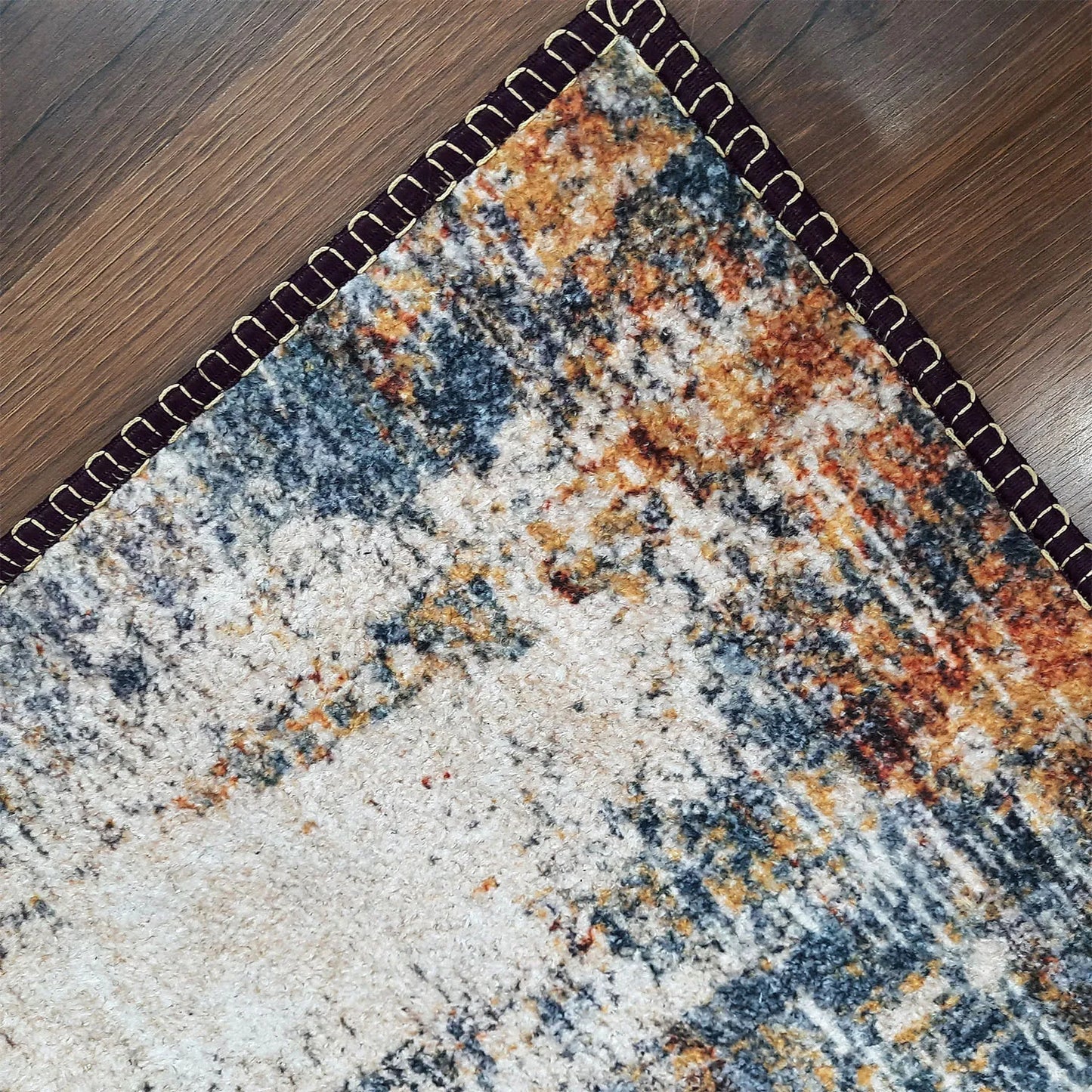 Avioni Home Faux Silk Rug for Living Room | Luxurious, Durable and Washable | Earthy Elegance Collection
