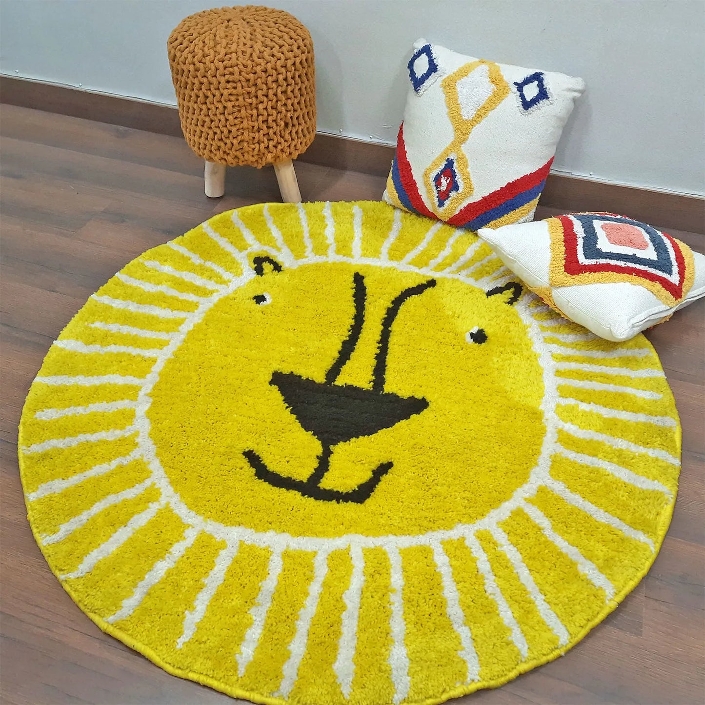 Avioni Home Shaggy Lion Rug – Soft Faux Fur – 130 cm