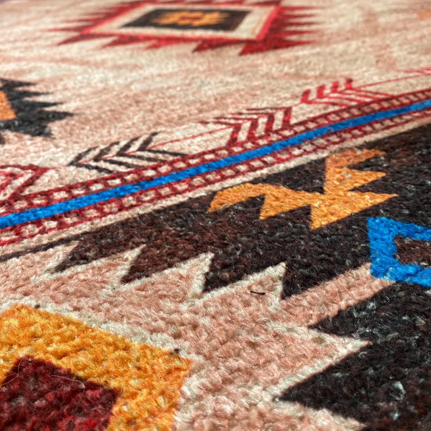 Avioni Home Faux Silk Carpet – Ethnic Collection – Premium Living Room Rug – Tribal Design