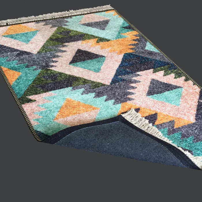 Avioni Home Silk Carpet – Ethnic Collection – Premium Living Room Rug – Teal