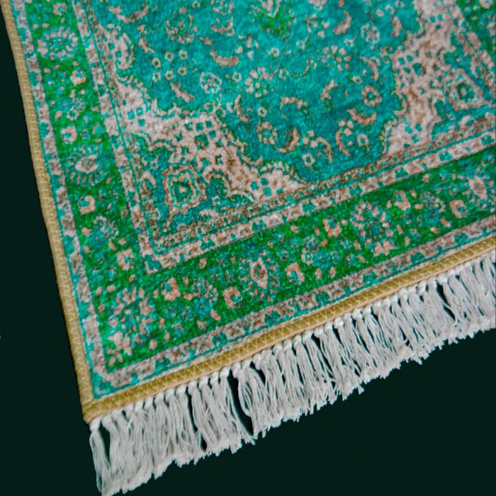 Avioni Home Faux Silk Persian Design Collection – Green