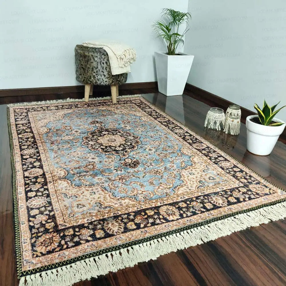 Avioni Home Persian Design Collection – Living Room Rug – Ethnic Blue