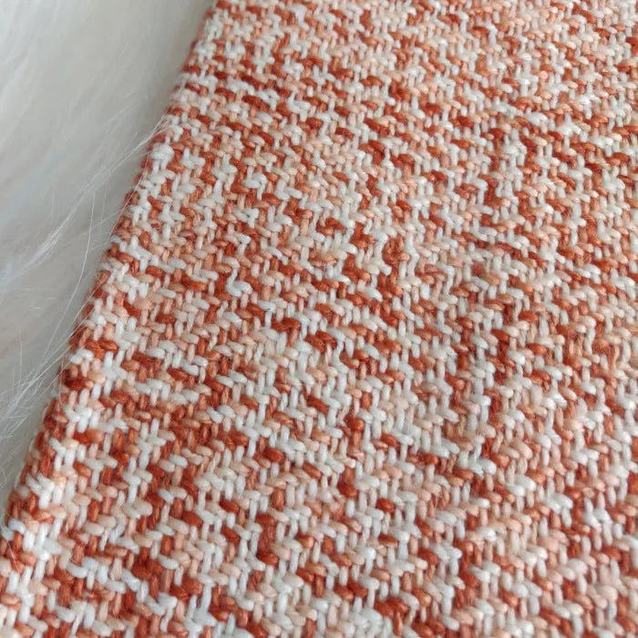 Avioni Home Noor Collection – Sofa Throw / Blanket – Super Soft Acrylic Handloom Weaved – Orange Multicolor