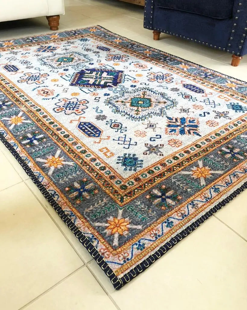 Avioni Home Neo Persian Collection – Faux Silk Carpet