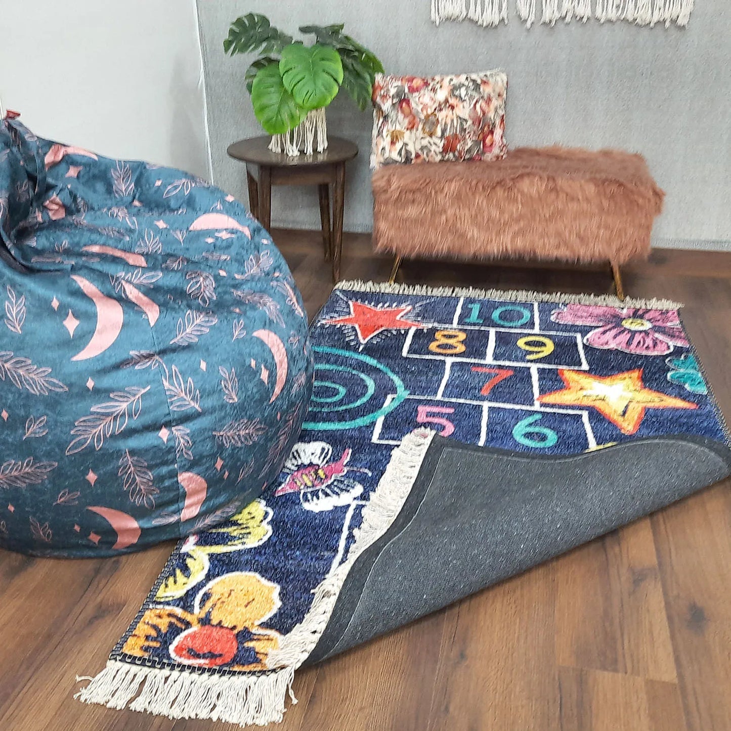 Avioni Home Faux Silk Carpet Kids Collection – Counting On Kids Room Rug