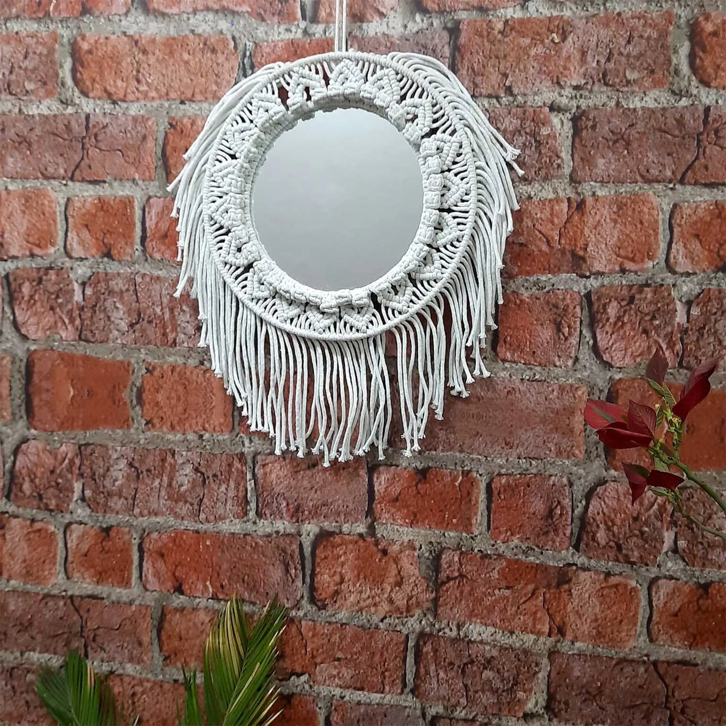 Avioni Home Boho Collection – Mirror in Macramé – 32 x 40 cm