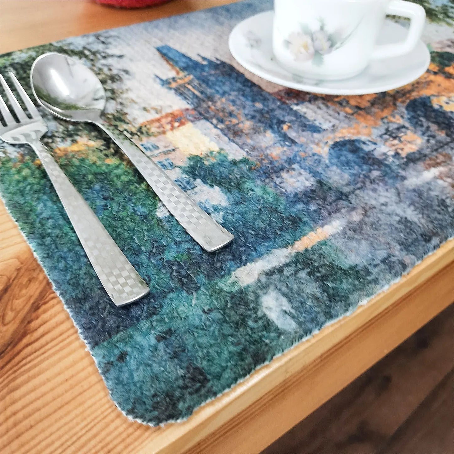 All Natural Rectangular Cotton Braided Placemats – Old Town