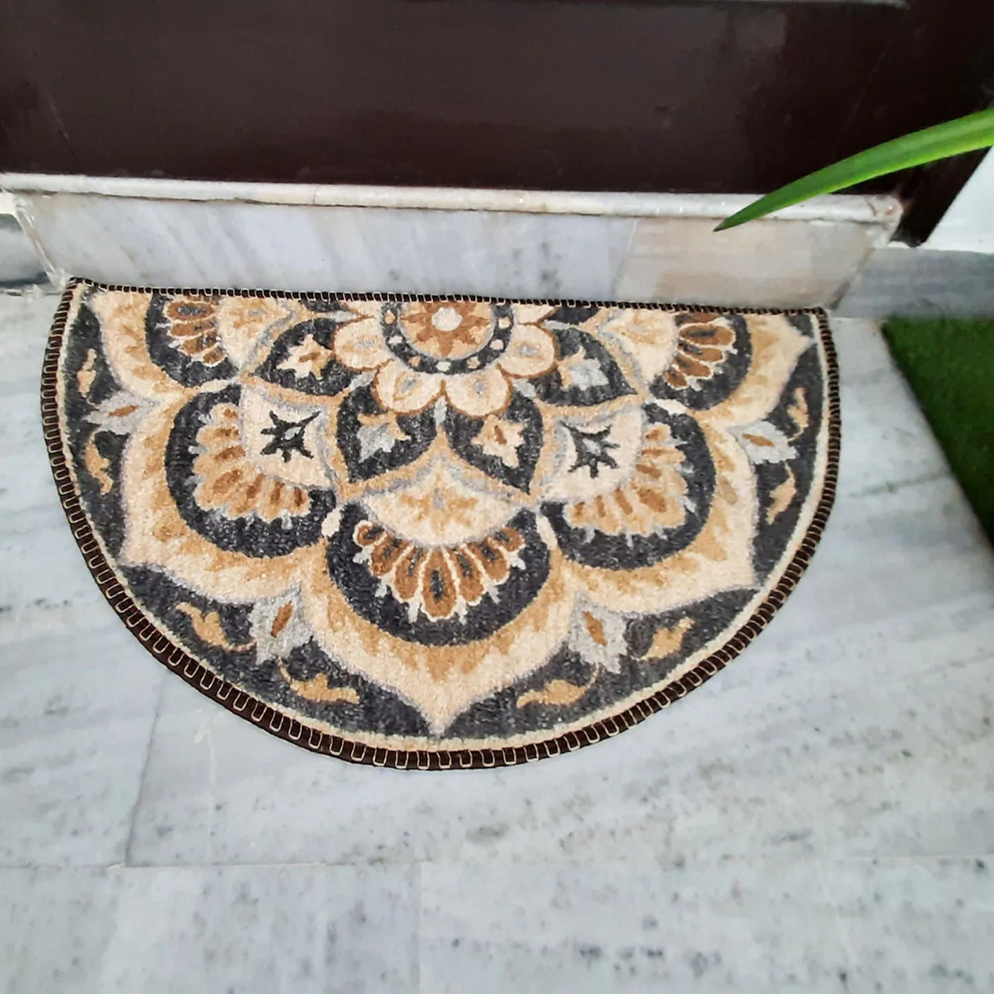 Avioni Home Floor Mats in Beautiful Rangoli Modern Design – Anti Slip, Durable & Washable | Outdoor & Indoor