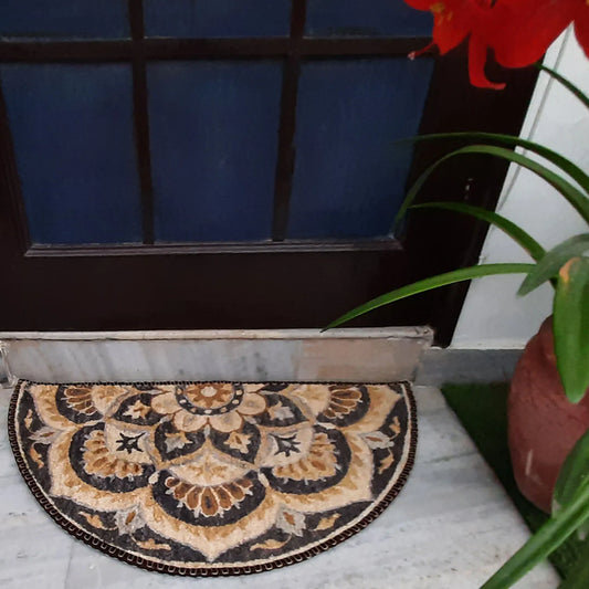 Avioni Home Floor Mats in Beautiful Rangoli Modern Design – Anti Slip, Durable & Washable | Outdoor & Indoor