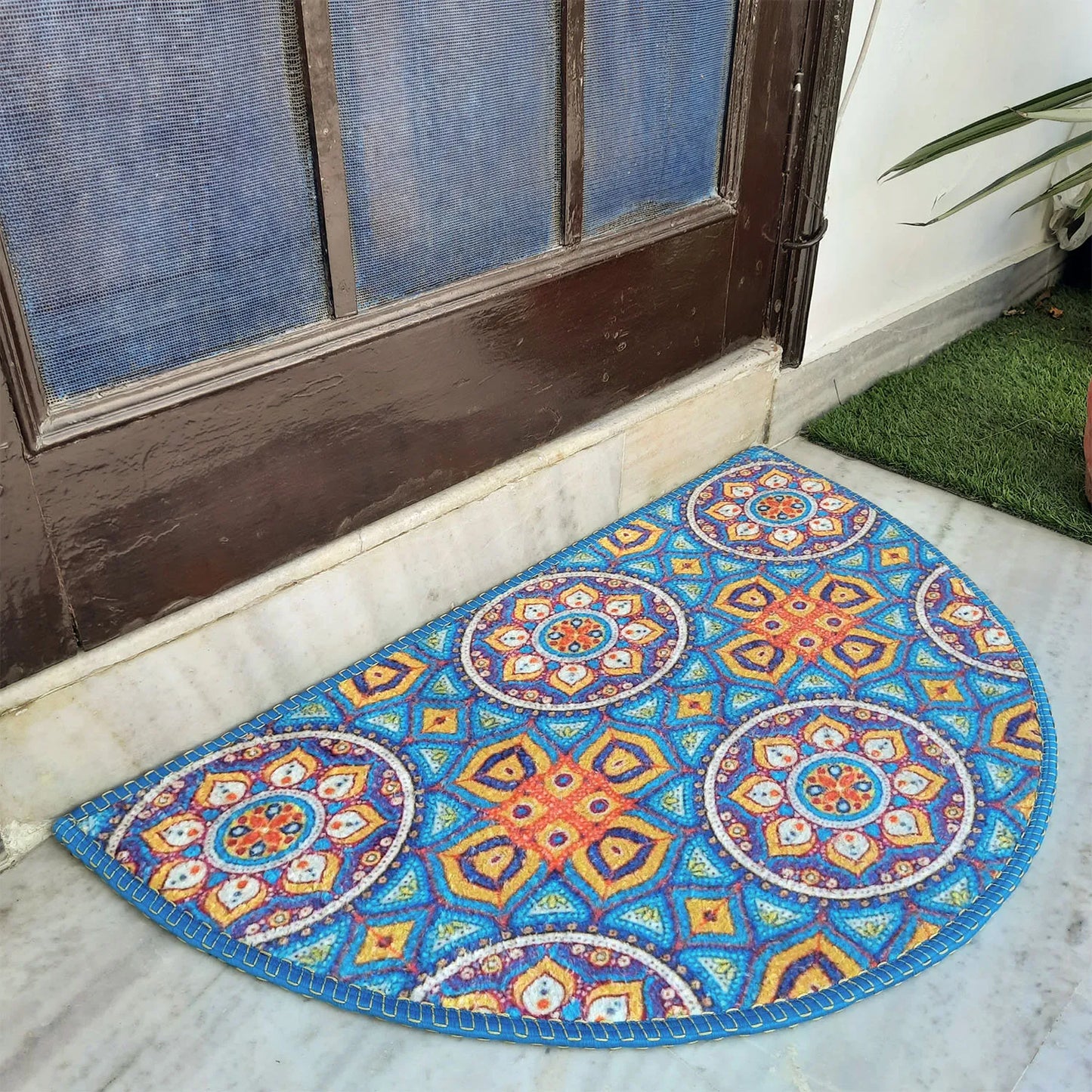 Avioni Home Floor Mats in Beautiful Moroccan Design – Anti Slip, Durable & Washable | Outdoor & Indoor