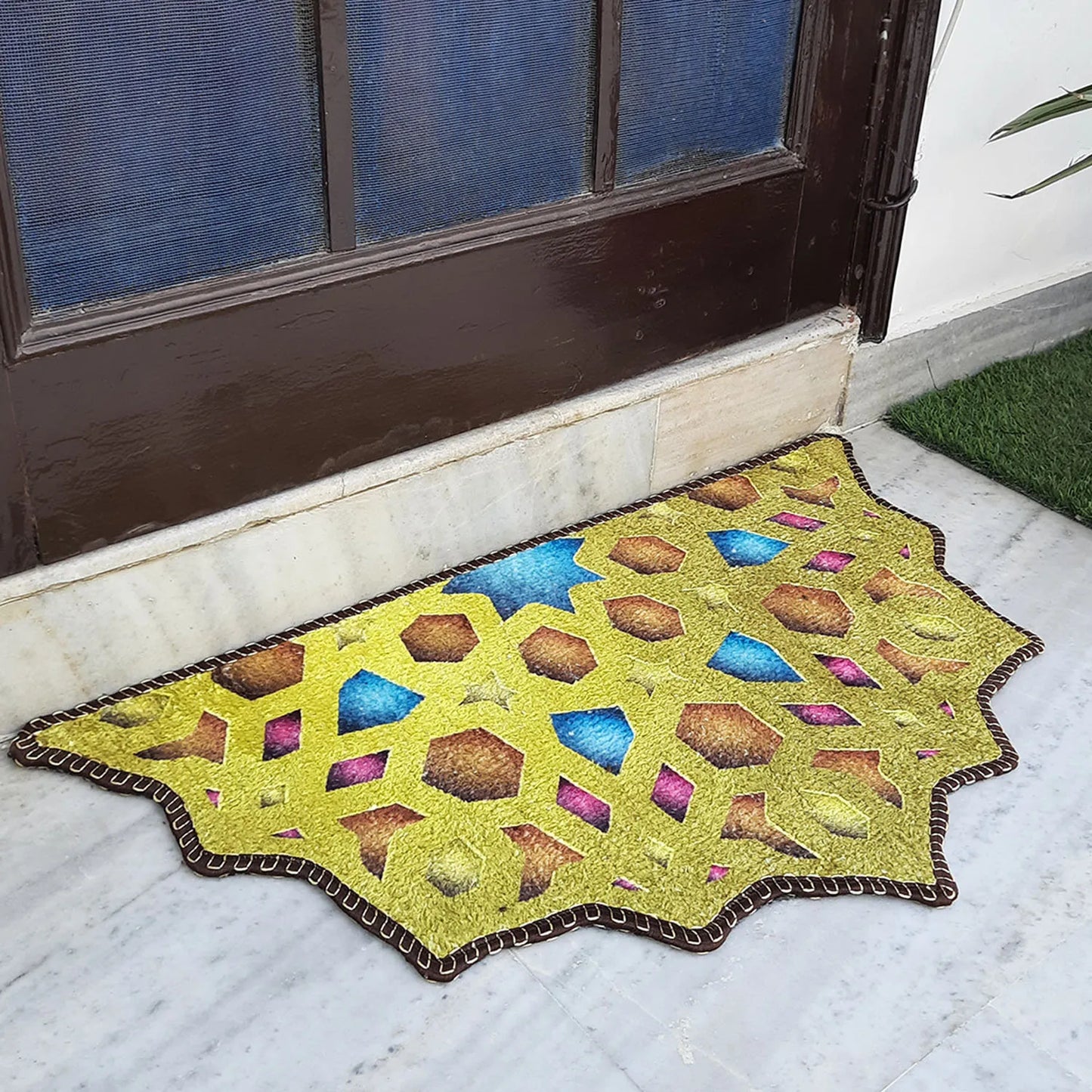Avioni Home Floor Mats in Beautiful Persian Cutout Design – Anti Slip, Durable & Washable | Outdoor & Indoor