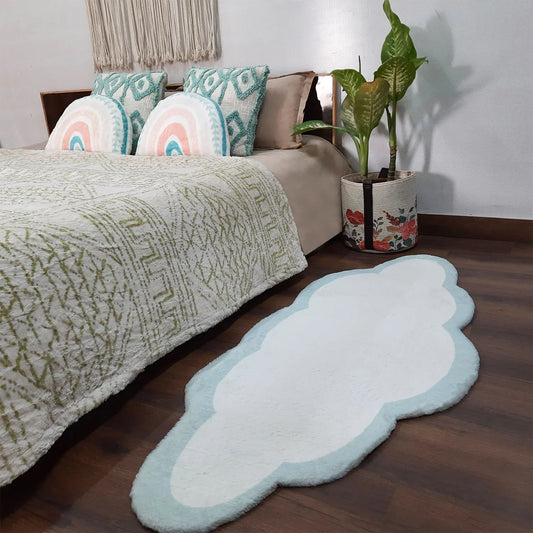 Avioni Home Clouds Inspired Fluffy Shag Very Soft Fur Rug for Kids’ Nursery/Play Room