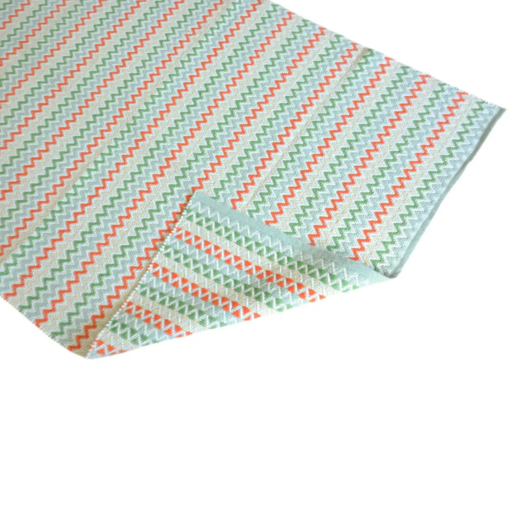 Avioni Home Lux Collection – Handloomed Cotton Carpet – Multicolor Pastels