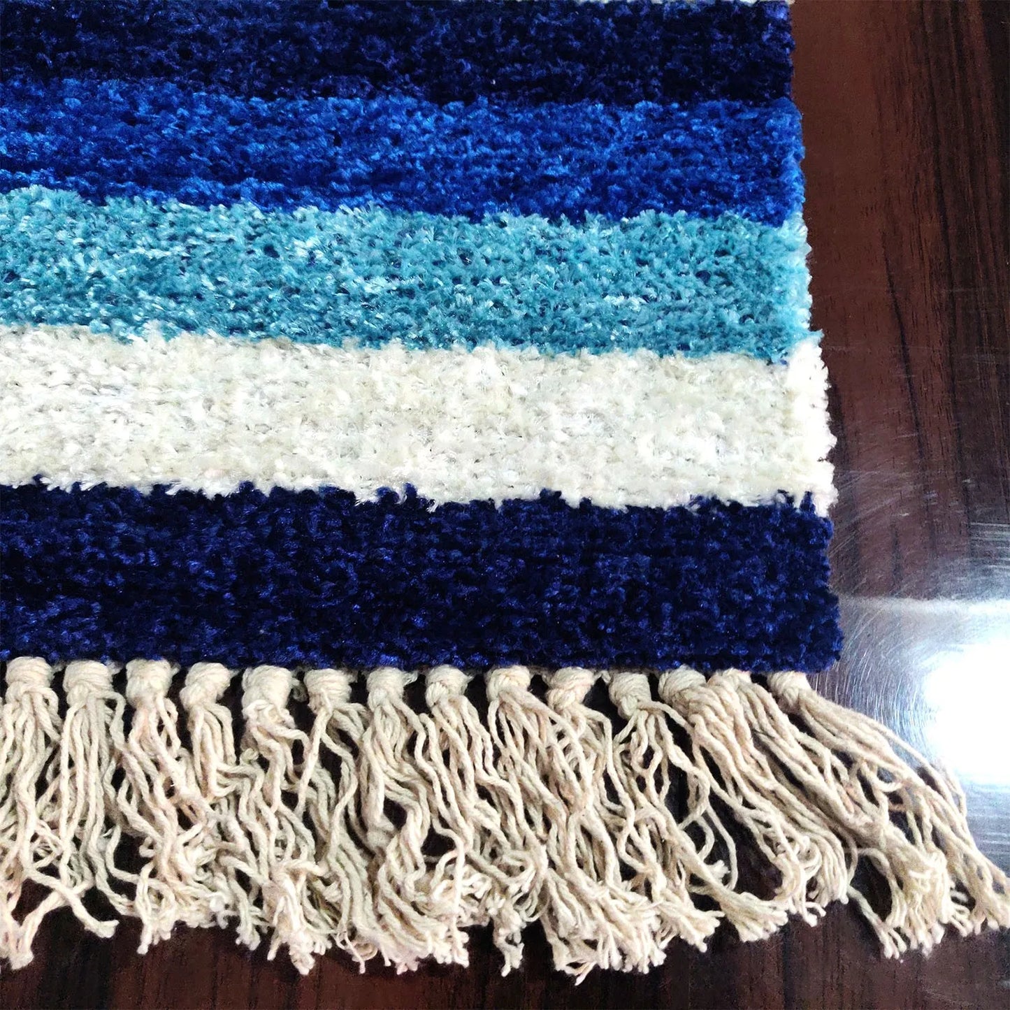 Avioni Carpets for Living Room – Neo Modern Collection Blue Carpet/Rug – 90cm x 150cm
