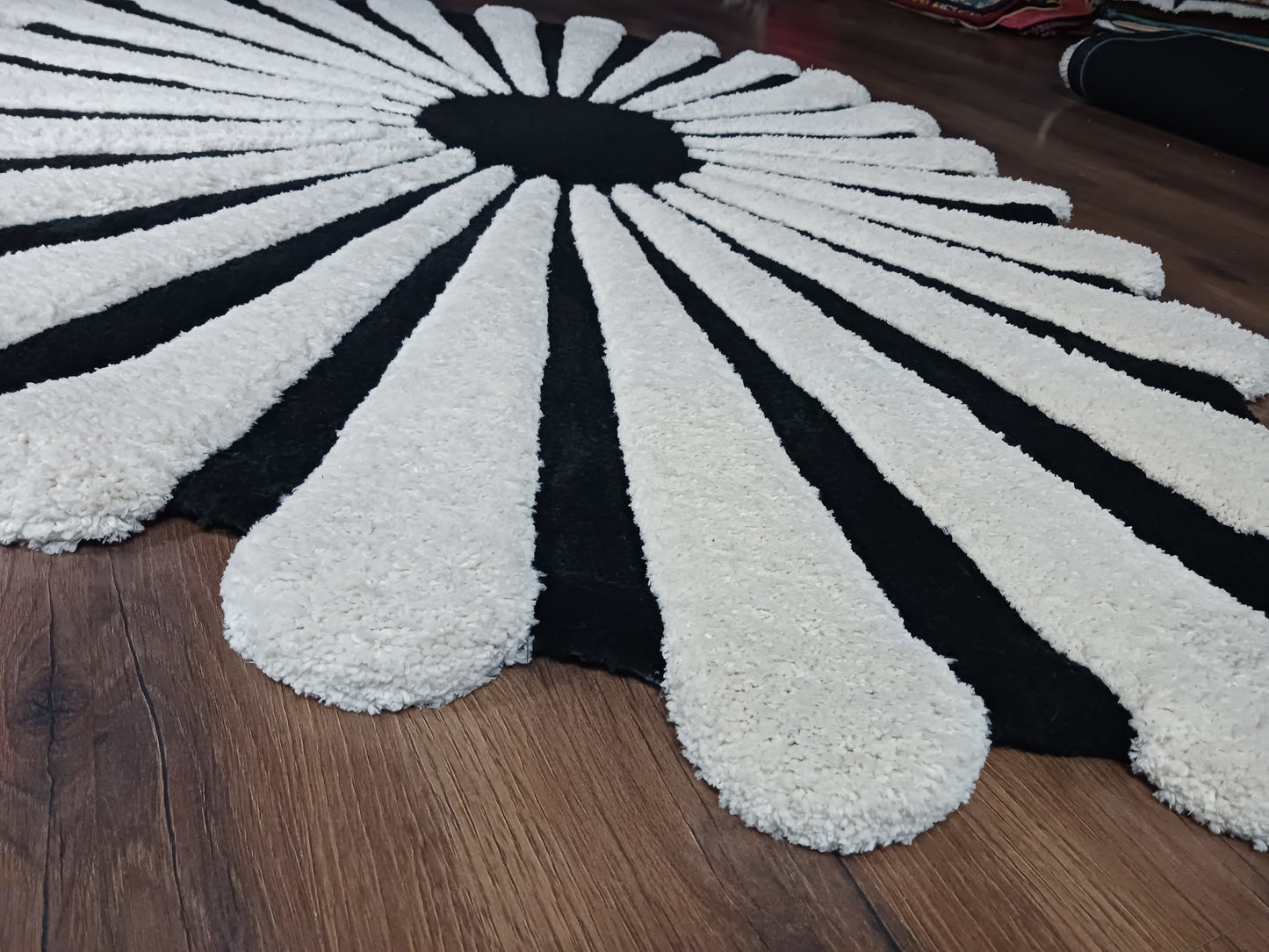 The Elevate Collection| Noir Ivory Bloom Luxe Carpet | Luxury Statement Carpets